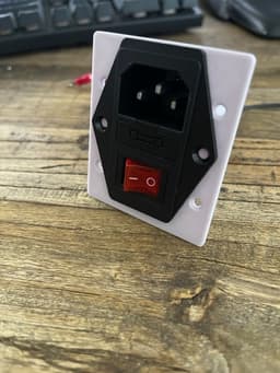 Switched AC Inlet housing 3d model