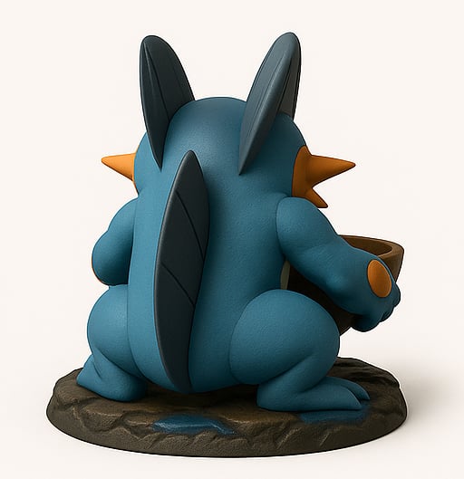 Swampert KeyBowl.stl 3d model