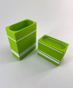 CX68-160 Stacking module bin for modern home decor 3d stl file 3d model