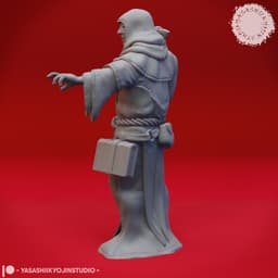 Cultists - Tabletop Miniatures (Pre-Supported) 3d model