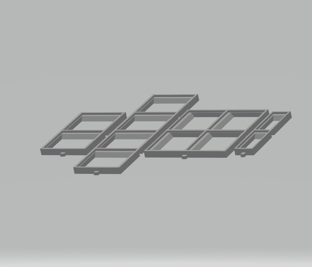 FHW: Mod SEC Tile and Frame System 3d model