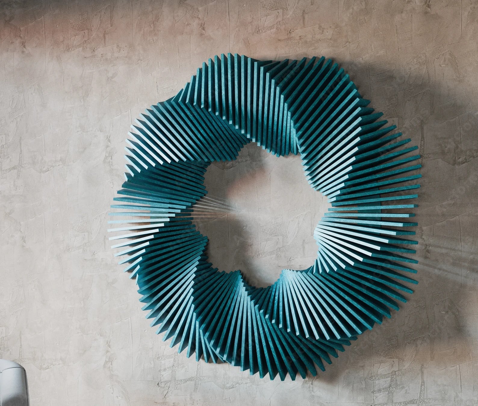 Sunny Wall Sculpture Model 3D Print Model 3d model