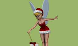 Santa Tinkerbell -Christmas 3d model
