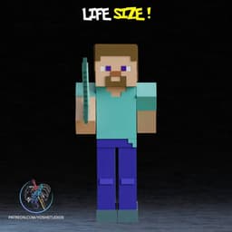 Life-Size Steve 3D Printer File STL 3d model