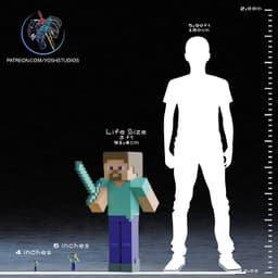 Life-Size Steve 3D Printer File STL 3d model
