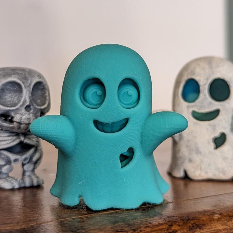 Ghost with skeleton 3d model