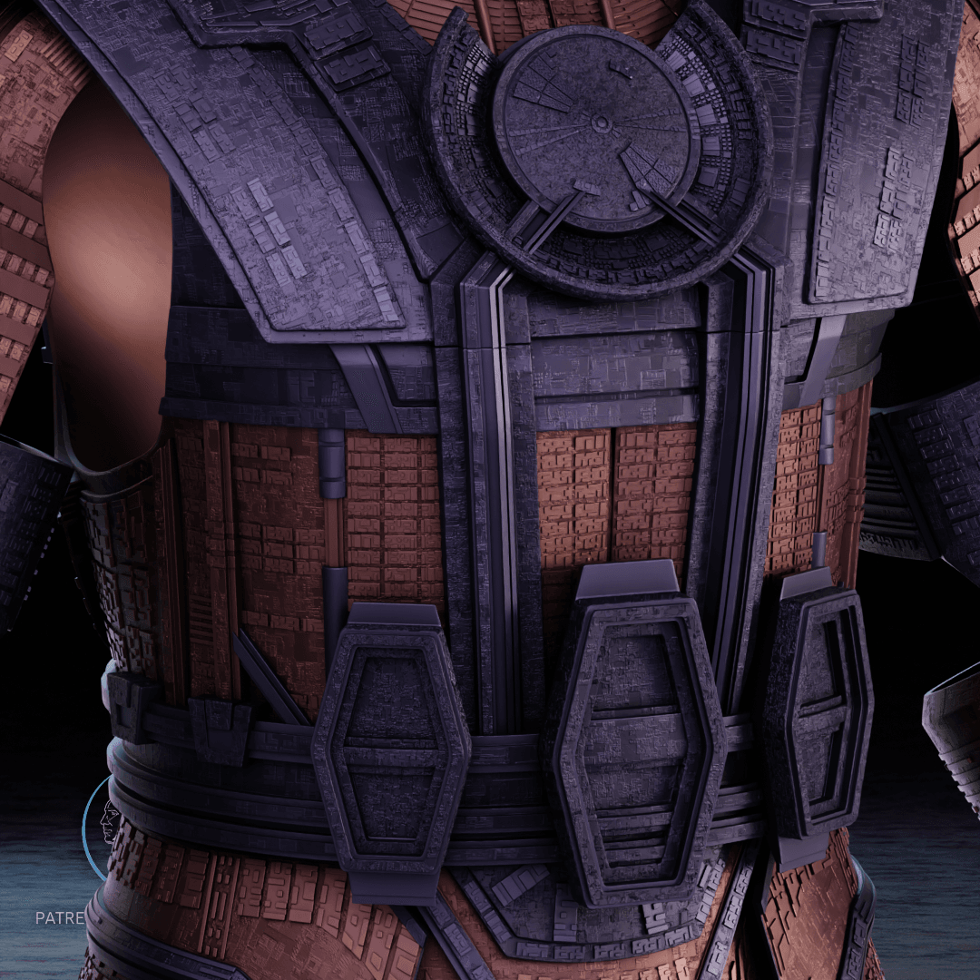 Galactus Armor 3D Printer STL File 3d model