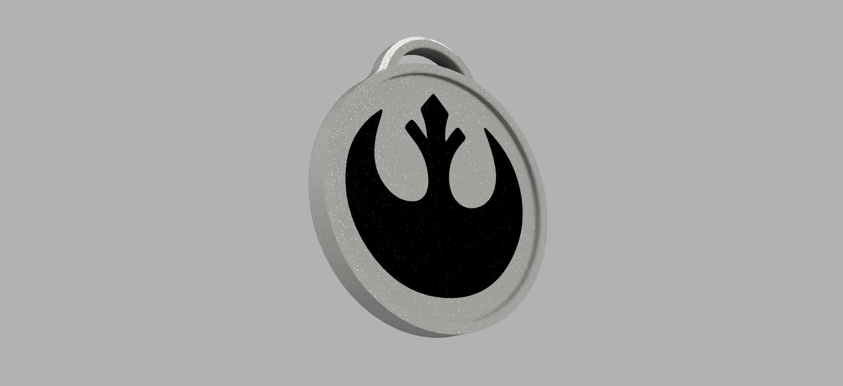 Rebel Keychain or Ornament 3d model