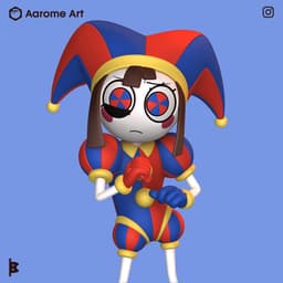 Pomni The Amazing Digital Circus 3d model
