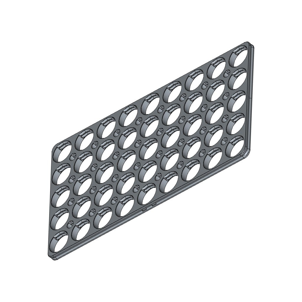 D-LOCK_PANEL.9X5-BLANK 3d model