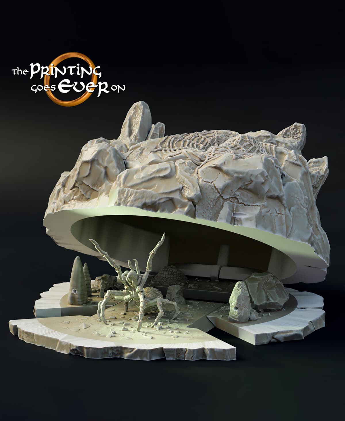 Trapdoor Spider - Mechanical Terrain Piece 3d model