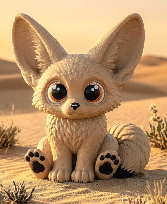 PEEPERZ Eye-Land Fennec Fox 3d model