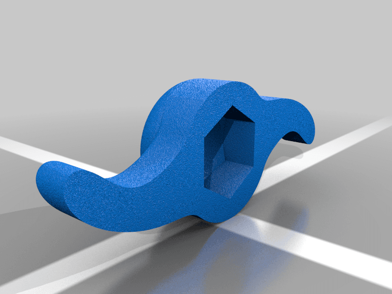 1/4" Hex Nut Holder 3d model