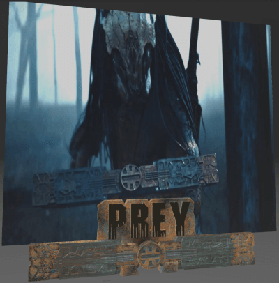 Prey - Predator 2022 wrist gauntlet accessory 3d model