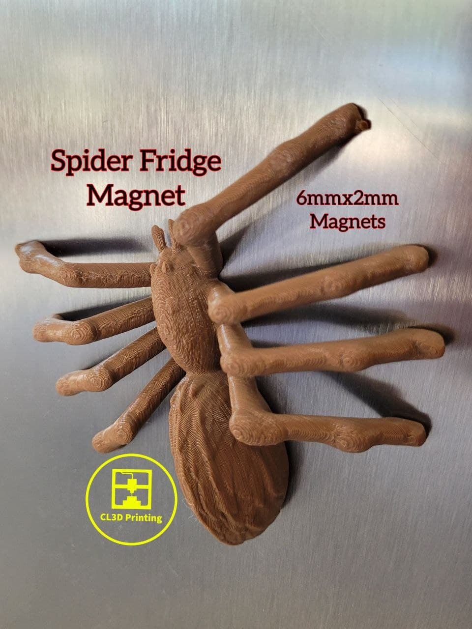 Spider Fridge Magnet 3d model