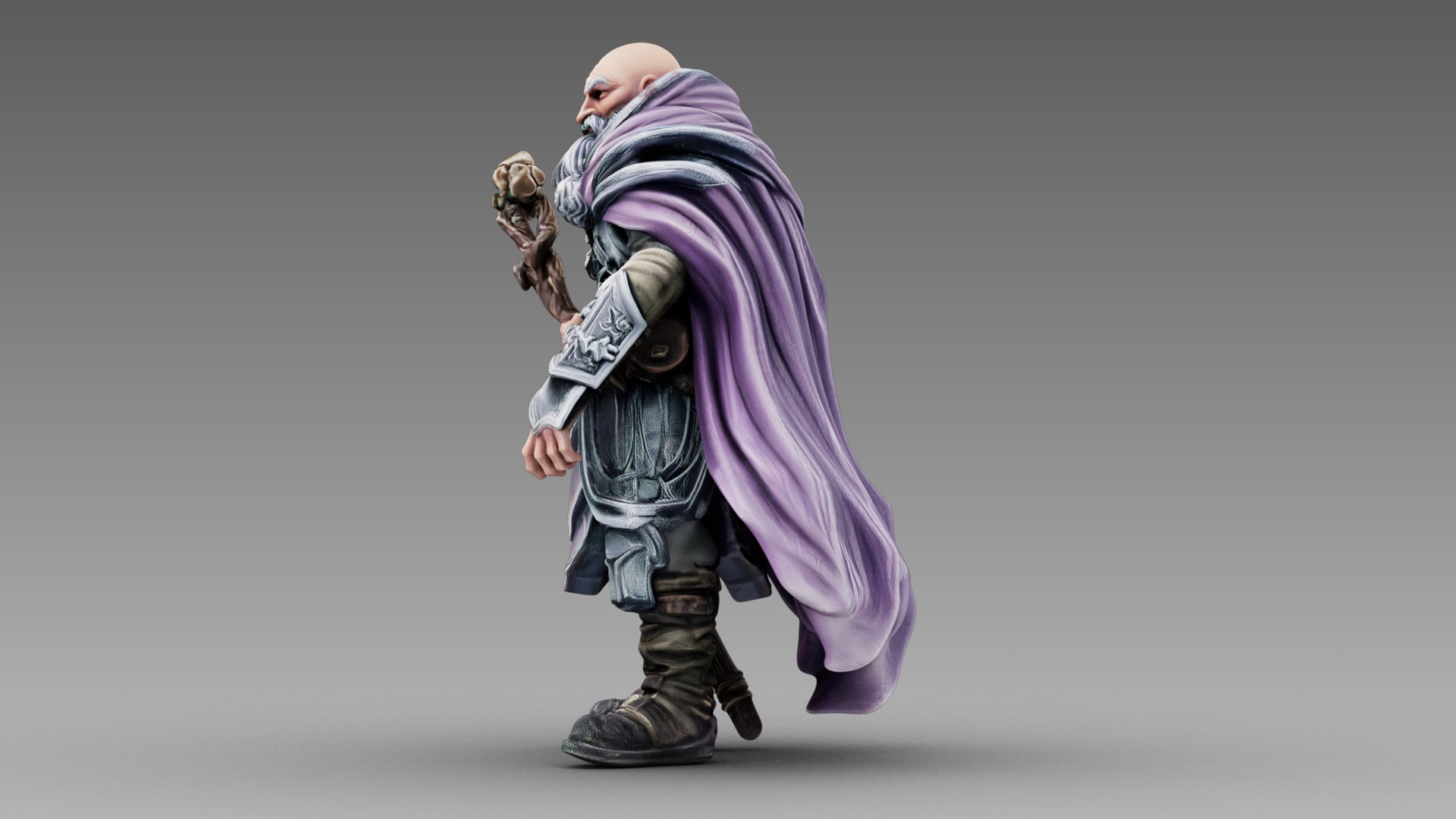 The Wandering Greybeard 3d model