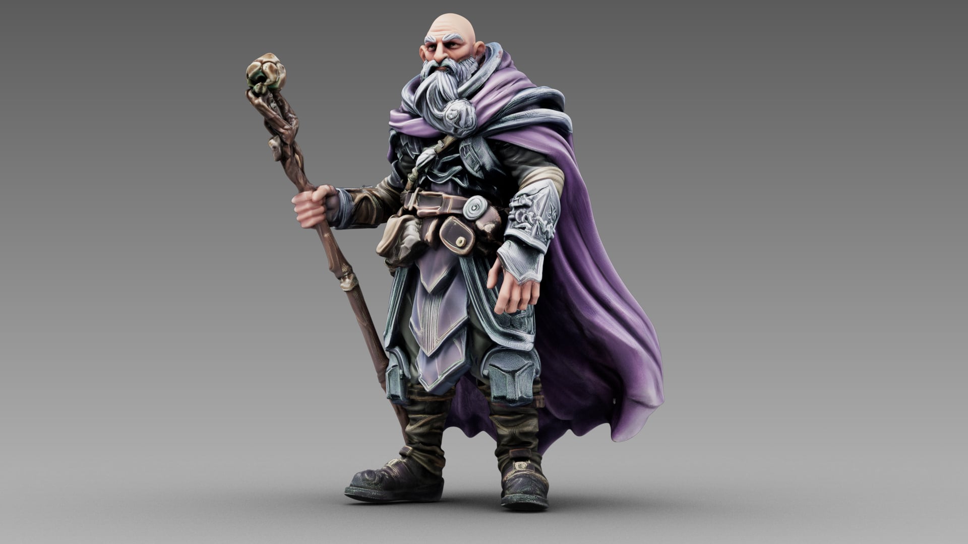 The Wandering Greybeard 3d model