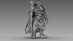 The Wandering Greybeard 3d model