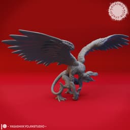 Vrock - Tabletop Miniature (Pre-Supported) 3d model