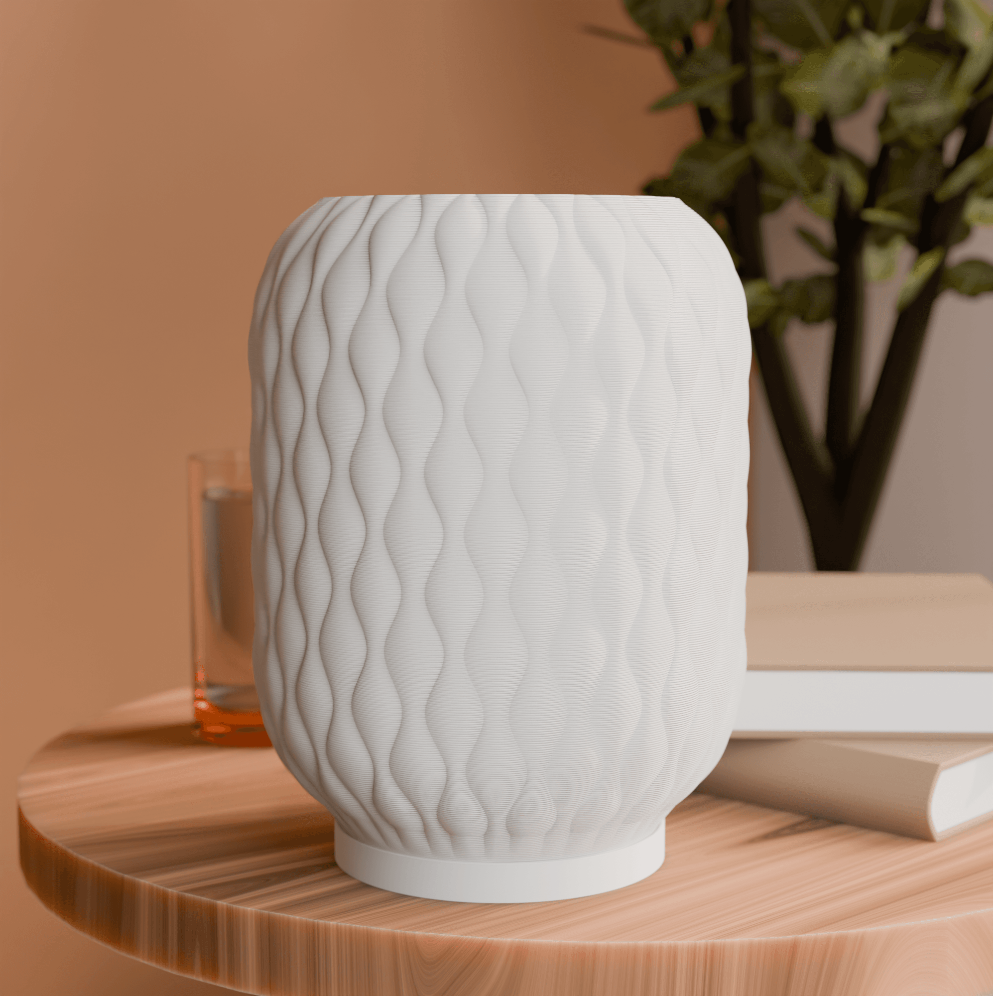 Serene Wave Table Lamp 3d model