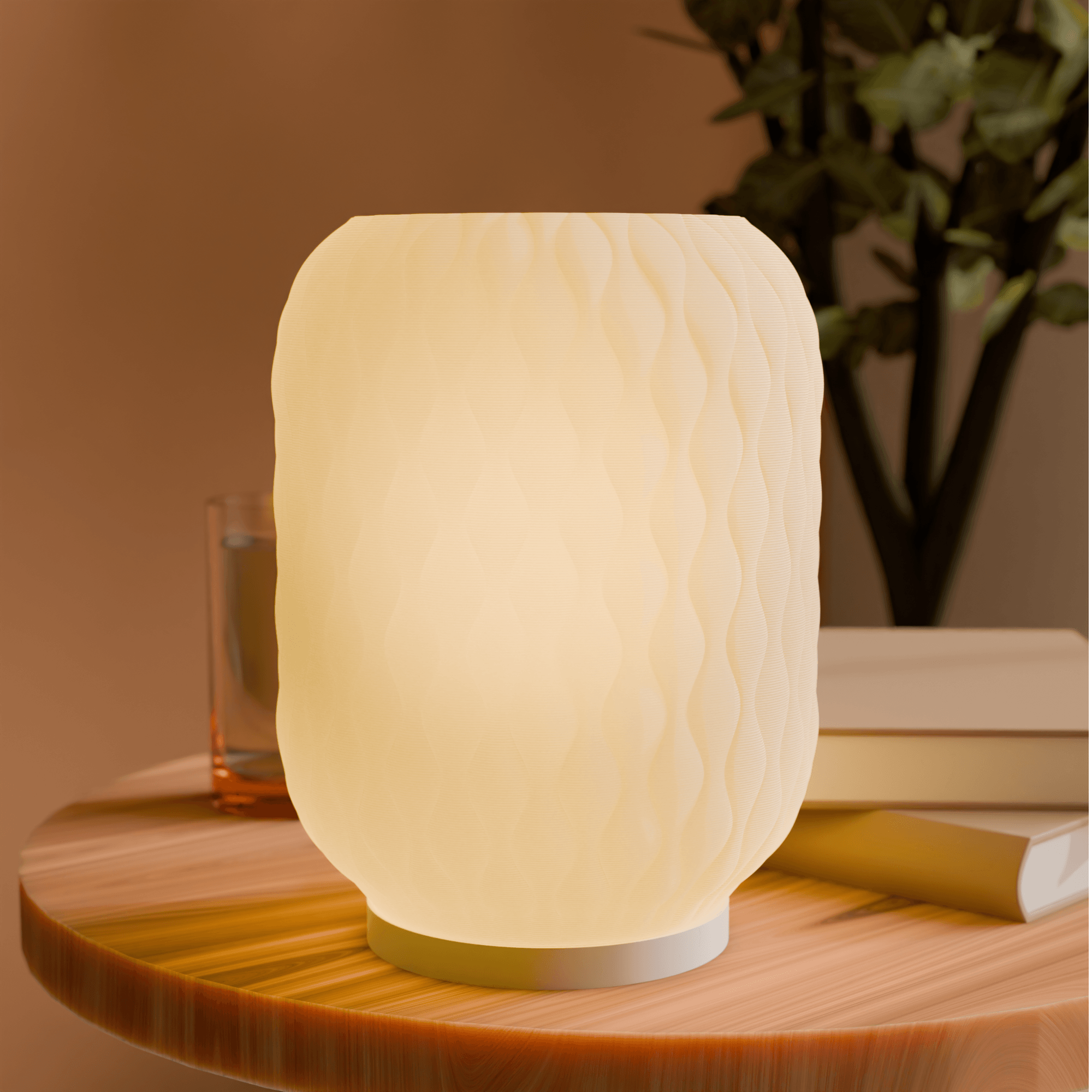Serene Wave Table Lamp 3d model