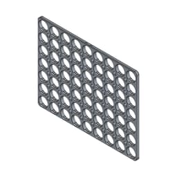 D-LOCK_PANEL.9X7-BLANK 3d model