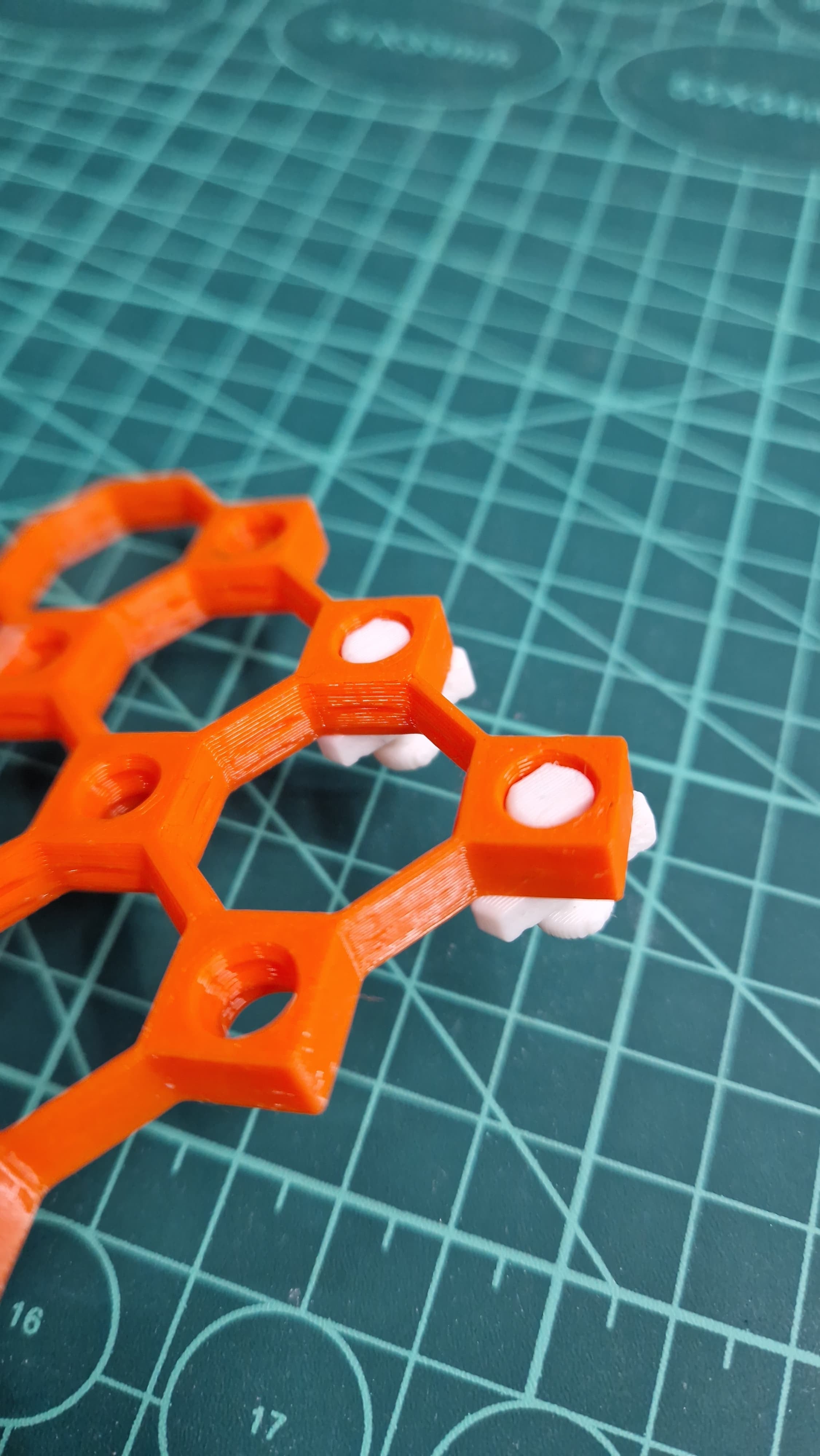 Multiboard flat T-Bolt with keyhole peg 3d model