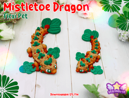 Mistletoe Dragon 3d model