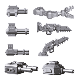 1:64 Scale Battle Car Kitbashing Tabletop Bits 3d model