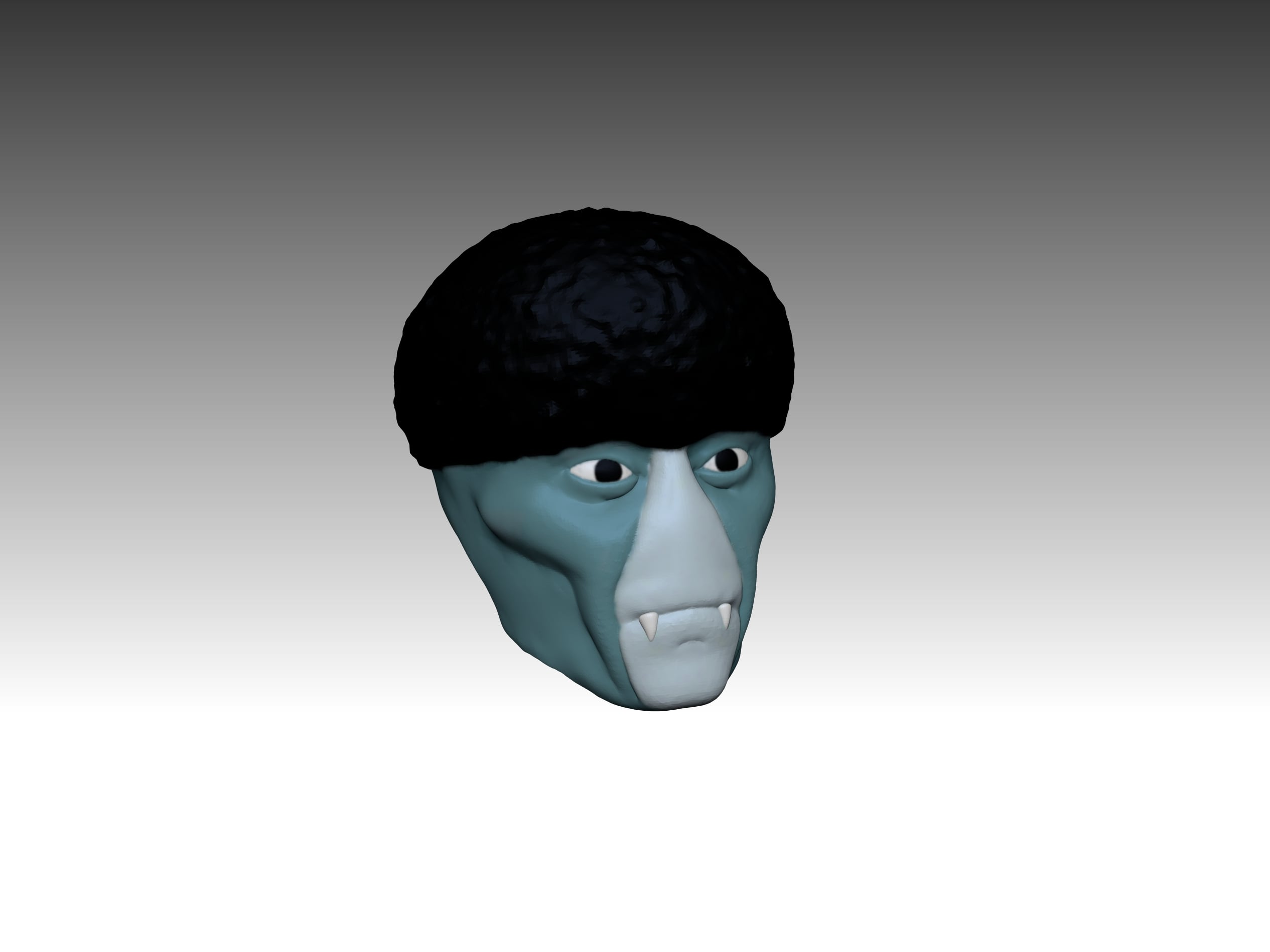 Chimera Grey Head MOTU Classics 3d model