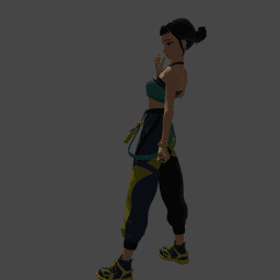 K-Pop Singer Inspired by Zoey v2 3d model