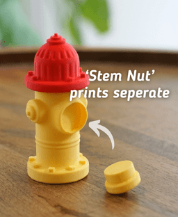 Fire Hydrant Clicker - Ludo Clicker - Fidget toy 3d model