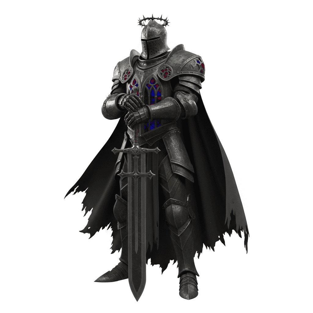 Black Chapel Dark Knight Warrior 3d model