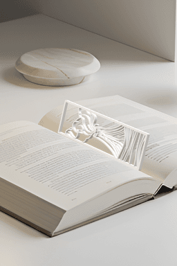 Volcano Bookmark, Gift Idea 3d model