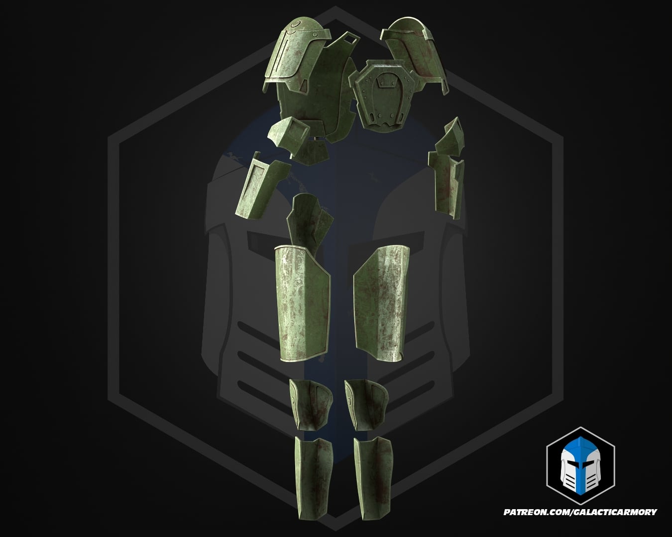 Combat Armor - 3D Print Files 3d model