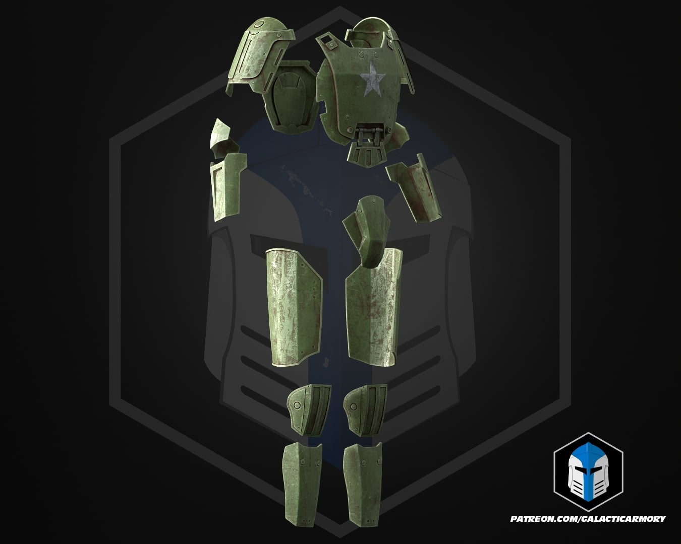 Combat Armor - 3D Print Files 3d model