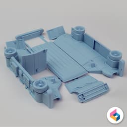 Foldable_Van GMC Vandura 3d model