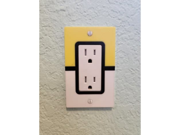 Pokemon Poke Ball Wall Plate for Leviton Decora Style Switch and Outlet 3d model
