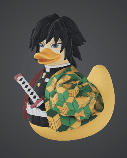 Water Blade Master Duck 3d model