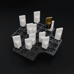 Chess for one puzzle 3d model