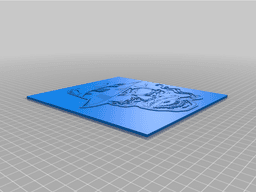 smoking skull 3d model