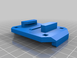 gopro minimalist helmet mount 3d model