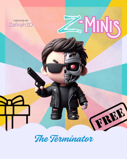 THE TERMINATOR FREE Z-MINIS 3d model