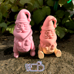 santa articualted 3d model