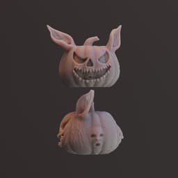 Creepy Pumpkin 3d model