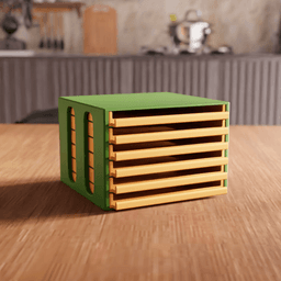 Mini Modular Drawer – Stackable Storage Box 3d model