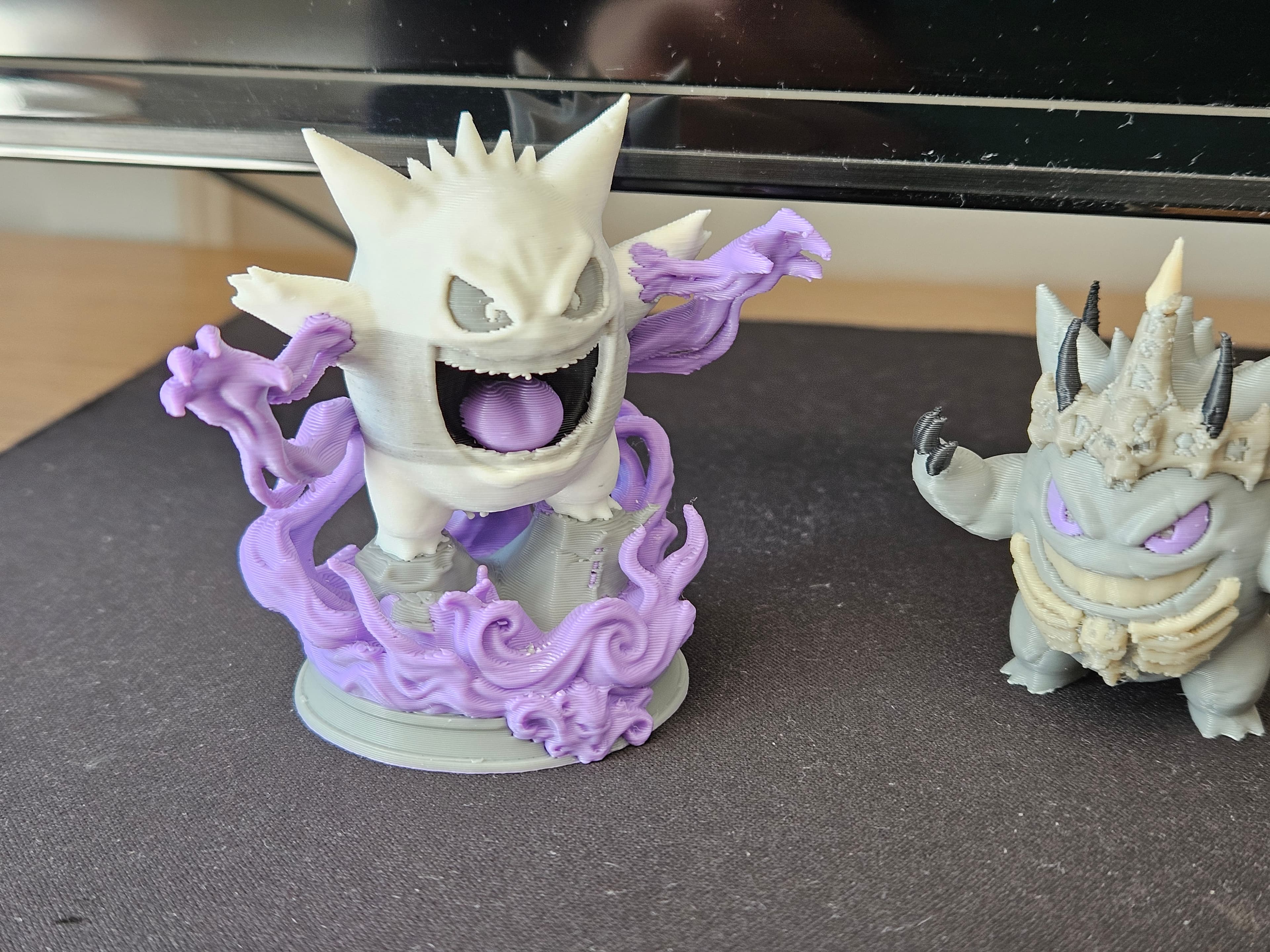Shadow Wraith Gengar — Gothic Spectral Ghost | Ectoplasm Tendrils | Multicolour FDM | 3MF Ready 3d model