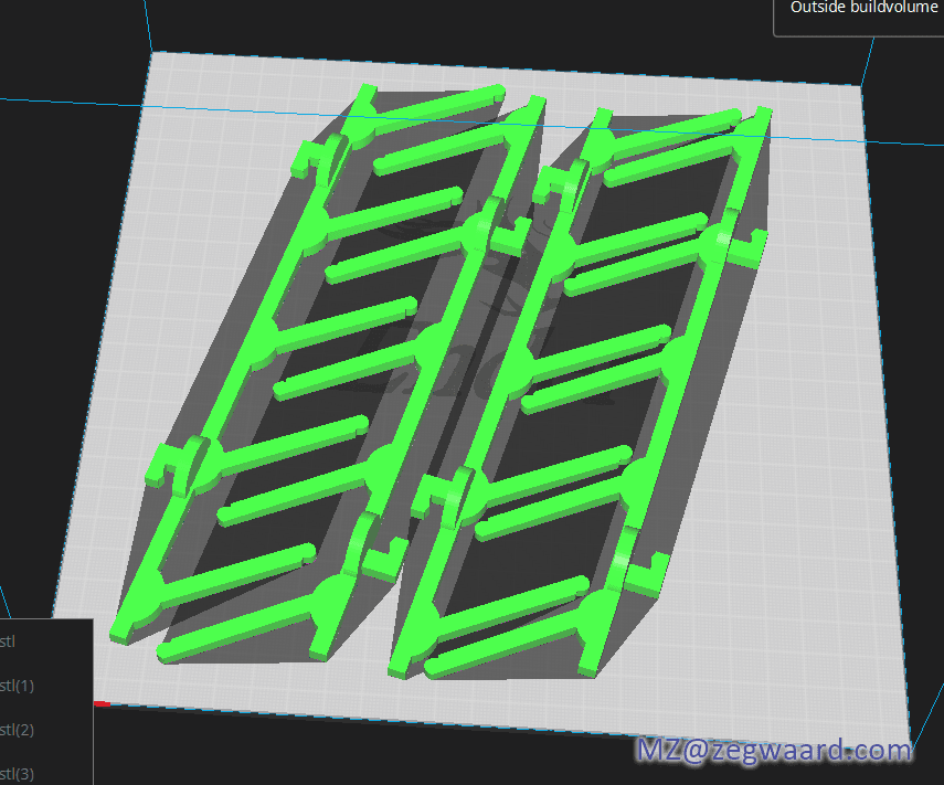 Skadis 5x1 floss or spoolholder 3d model