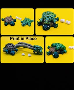 Cute Flexible Turtle 3d model