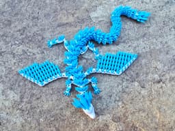 Flexi Wing Crystal Dragon 3d model
